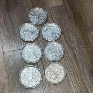 Everlast Hand-forged Aluminum Coasters set of 7